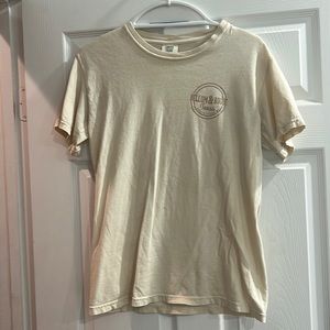 Cream colored t-shirt